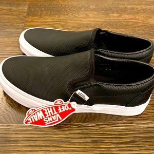 Vans sneakers old school leather slip ons